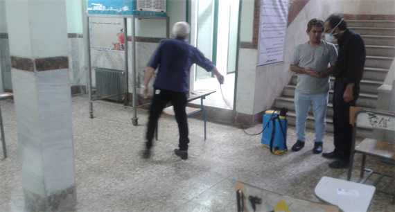 ضدعفونی هنرستان